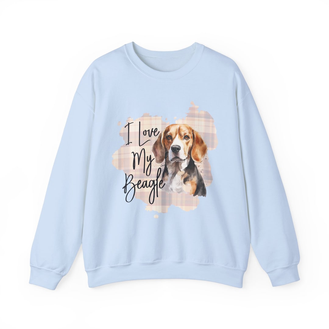 I Love My Beagle Sweatshirt Dog Mom Sweatshirt Pet Dog Gifts Dog Lover
