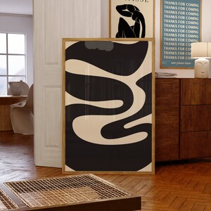 Afdrukbare moderne muurkunst voor appartement abstracte esthetische poster digitale download abstracte kunst afdrukbare muurkunst voor slaapkamerdecor