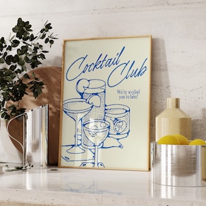 Trendy Wall Art For Bar Cart Wall Decor For Kitchen Art Cocktail Poster Printable Wall Art For Bar Digital Download Art Prints For Kitchen