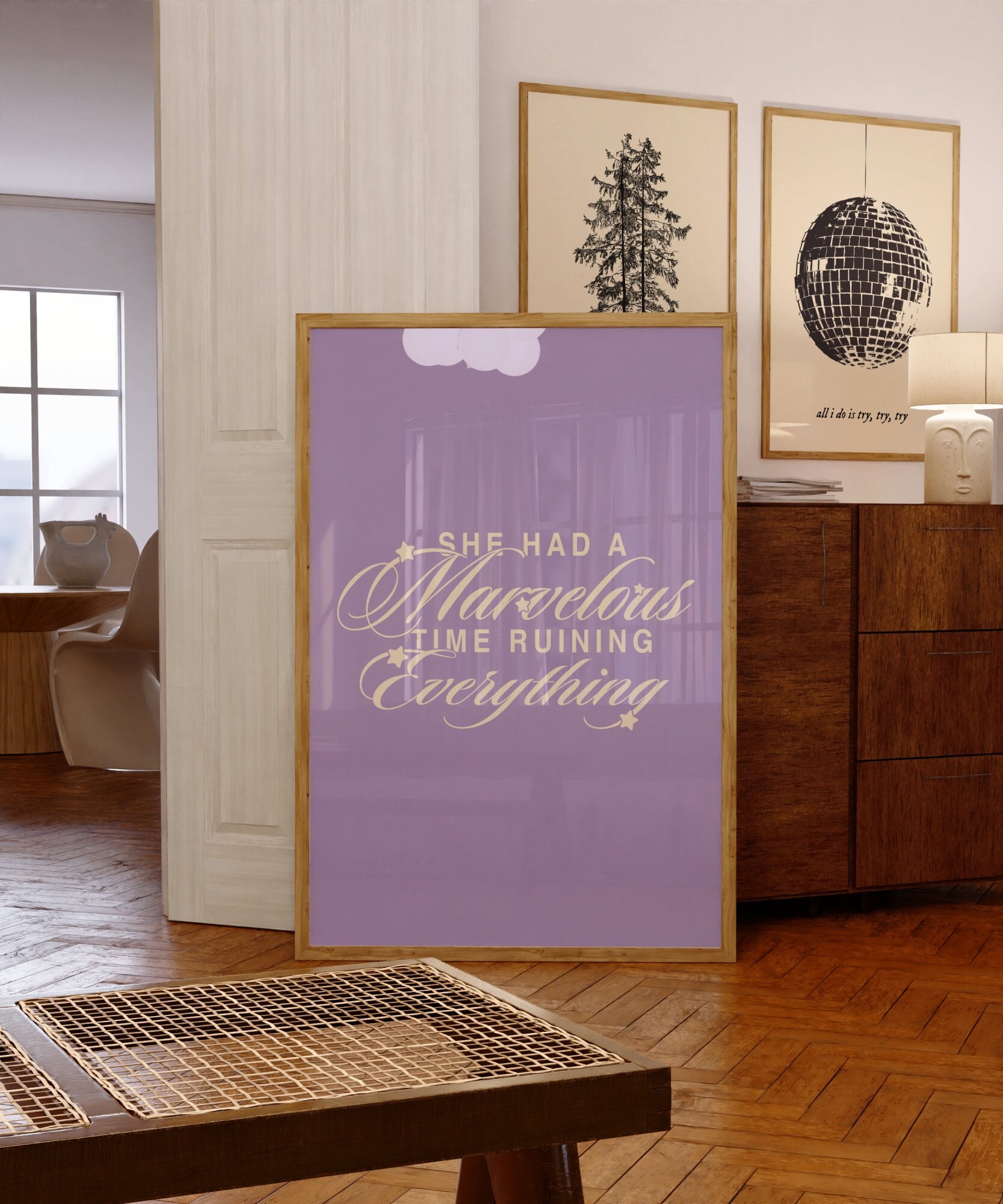 She Had A Marvelous Time Ruining Everything Printable Wall Art Dorm Room  Poster Home Decor Print Swiftie Inspired Folklore Lyrics Design - Etsy