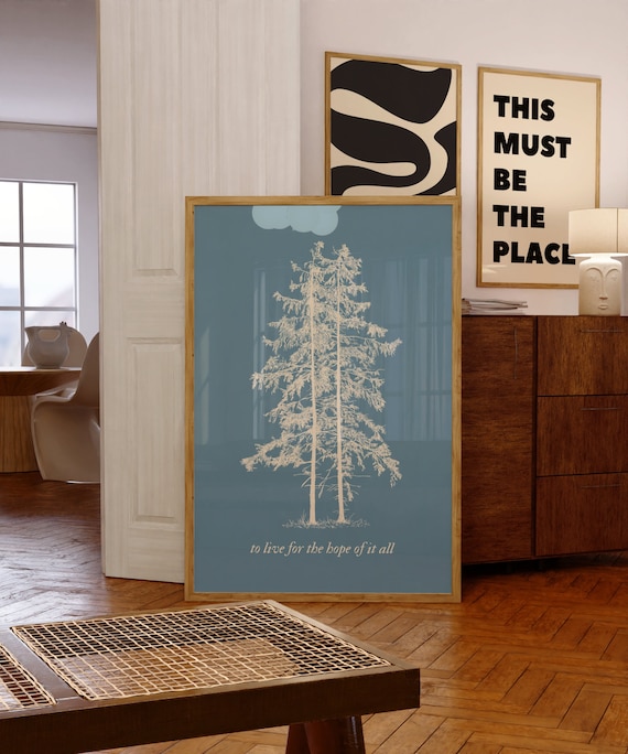 The Hope Of It All August Art Print Music Artwork Apartment Wall Art Printable Wall Art Download Dorm Room Poster Nature Print