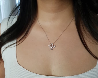 925 sterlingzilveren engelenhart ketting