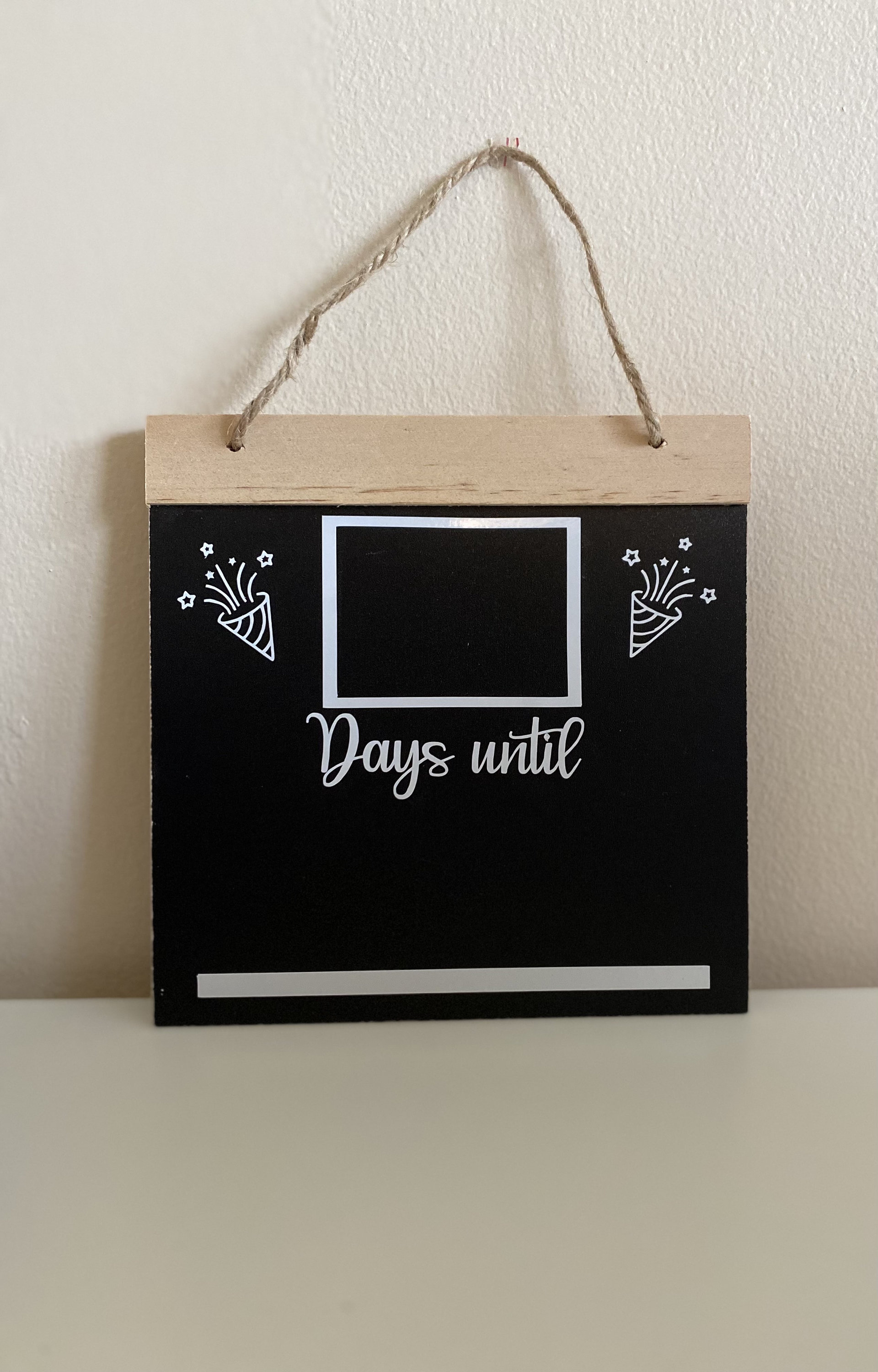 Chalkboard Count Down. Days Until Count Down Chalkboard Custom - Etsy
