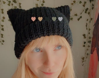 Crochet Cat Ear Beanie