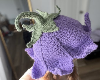 Crochet Fairy Flower Hat