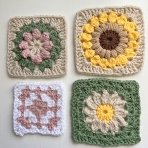 PDF PATTERN Granny Square Crochet Bundle