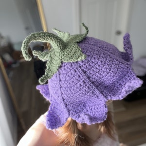 Fairy Flower Hat Crochet Pattern PDF