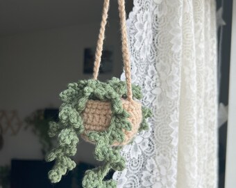 Crochet Hanging Plant Accessory (3")