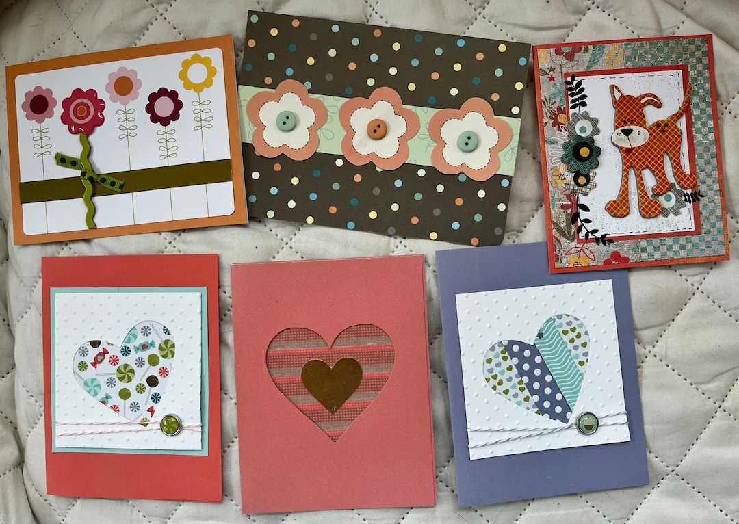 Handmade Card Assortment - Etsy