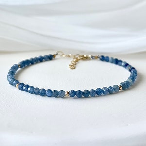 Natural Birthstone Bracelet Dainty Ruby Bracelet Emerald Bracelet Sapphire Bracelet Dainty Birthstone Bracelet