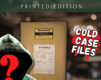 Detective Cold Case Game - Murder Mystery Date Night Game Idea - Mystery Box