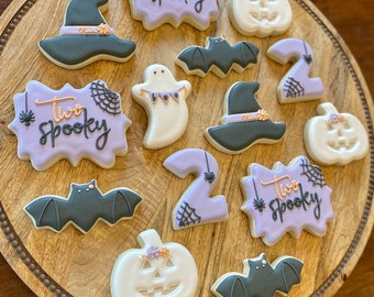 Two Spooky | Halloween Birthday Cookies