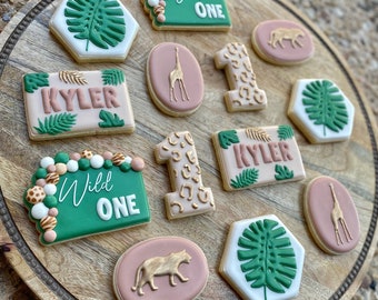 Wild One | Safari Birthday Cookies