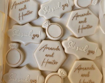 She Said Yes | Engagement Cookies