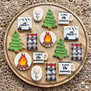 Flannel Fling Before The Ring | Camp Bachelorette | Bachelorette Cookies