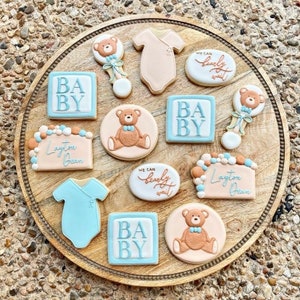 We Can Bearly Wait | Baby Shower Cookies