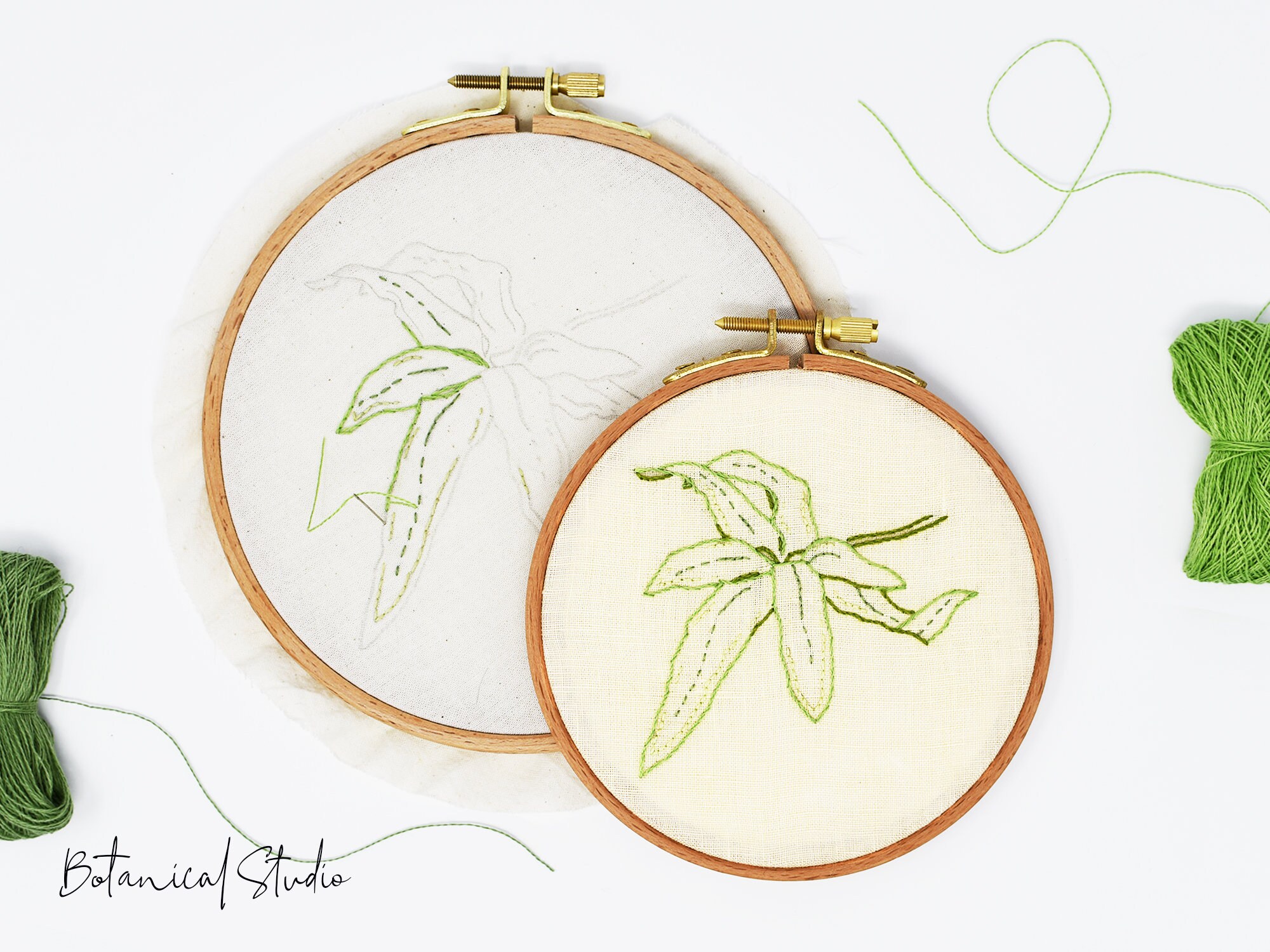 Embroidery Pattern | Fern | Botanical | Plant | Digital PDF Pattern ...