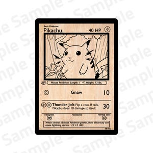 レーザー彫刻用ピカチュウ SVG デジタル ファイル | ポケモンにインスパイアされたデジタル デザイン | 高品質ベクター アート