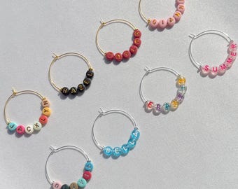 Personalized Name Tumbler Charm | Water Bottle Accessory | Compatible with Most Tumblers with Side Handle