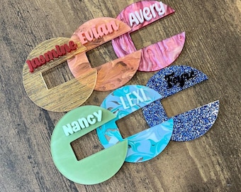 Personalisiertes Acryl-Namensschild | Stanley IceFlow 20/30oz Becherdeckel