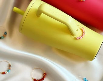 Name Tumbler Charm | Personalized Brumate Cup Charm | Tumbler Accessories | Brumate Handle Charm | Tumbler Charm Name | Tumbler Handle Charm