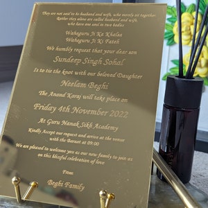 Sahe Chiteh personalizado | Espelho Dourado A5 | Feito sob encomenda