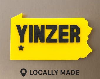 Pittsburgh Kühlschrankmagnet ""Yinzer""."