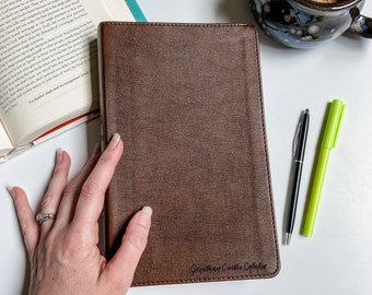 ESV Concise Study Bible - PERSONALIZED - Brown - Includes Custom Engraved Name