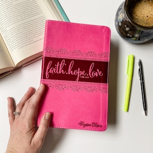 NIV Bible for Teen Girls - PERSONALIZED - Pink - Includes Custom Engraved Name