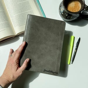 CSB He Reads Truth Bible - PERSONALIZED - Gray - Includes Custom Engraved Name