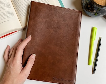 ESV Large Print Bible Full Size - PERSONALIZED - Brown - Includes Custom Engraved Name