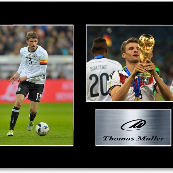 Thomas Müller Germany Football Player Signed Printed Gifts Autograph Poster for Football Fans and Supporters