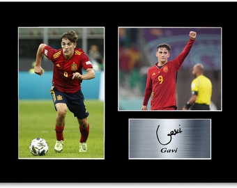 Póster de autógrafos de regalos impresos firmados por el jugador