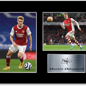 Martin Odegaard Signed Printed Gifts Autogramm Poster für Fußballfans und Fans