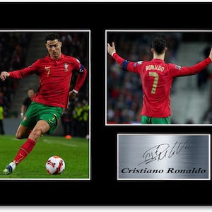 Cristiger Fußballspieler Cristson Crinklespalte für Fußball Fans und Fans A4