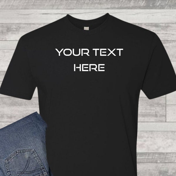 Custom gift Shirt Personalized t-shirt Customized tee gift for her Christmas gift for him personalize shirt create your own gift for dad