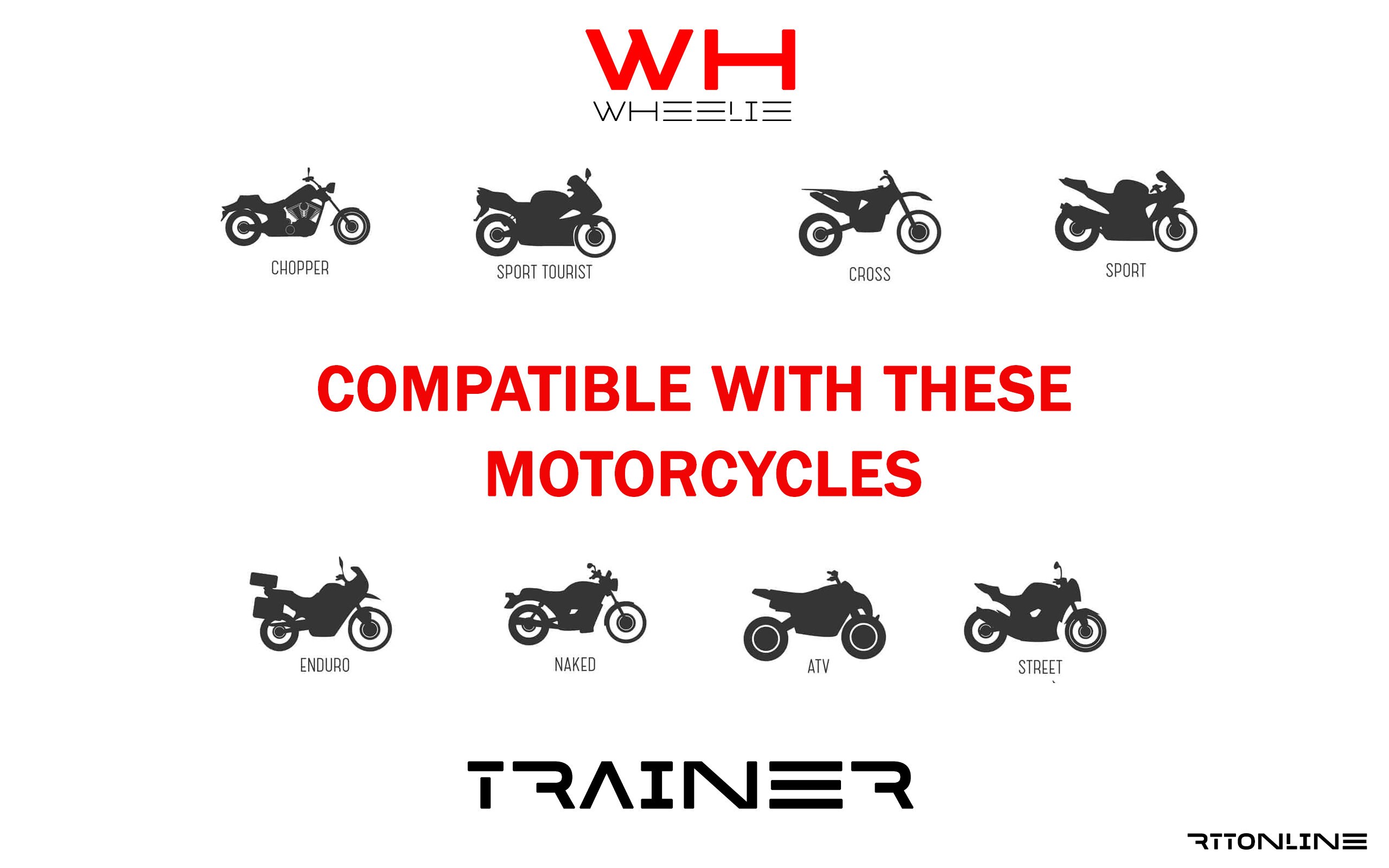 WHEELIE Machine DXF for All Types of Bikes Motorcycle/bike