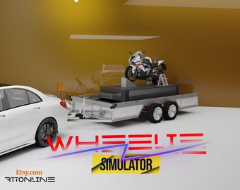 WHEELIE Machine simulator stacionary stand! (any motocycle fit in stand)