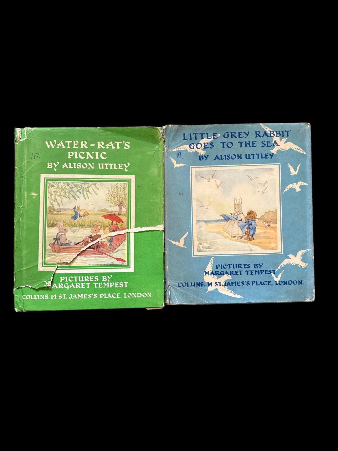Alison Nutley Classic Vintage Rare Books Little Grey Rabbit’s Water ...