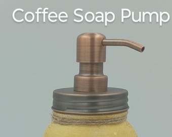 Mason Jar Stainless Steel Soap Dispenser Pump with Lid Replacement Kit