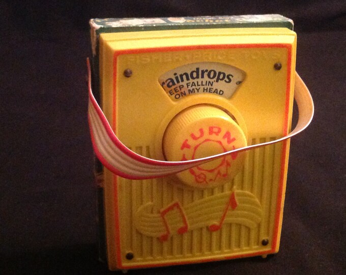 Vintage Fisher Price Music Box Pocket Radio 1972 Etsy