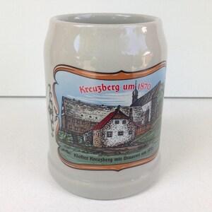 Vintage German Brewery Beer Mugs from Holy Mountain of the Franks