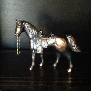 Vintage Iron Bronze horse figurine