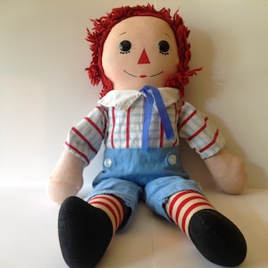 Vintage Knickerbocker Raggedy Andy soft DOLL