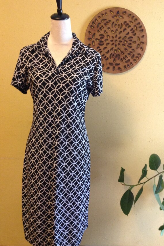 Vintage Mossimo Black and White dress misses Mediu