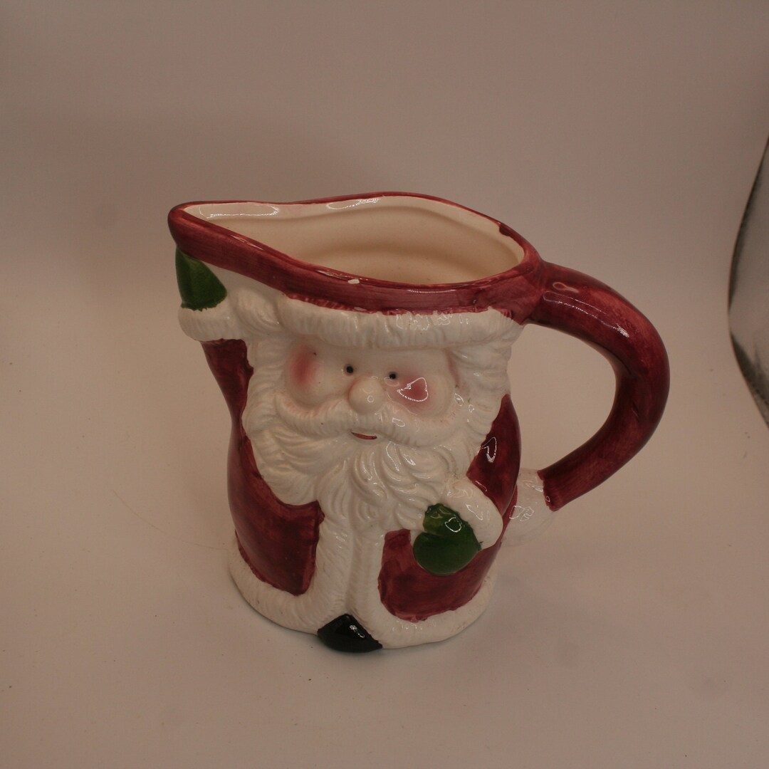 Vintage Santa Creamer Etsy