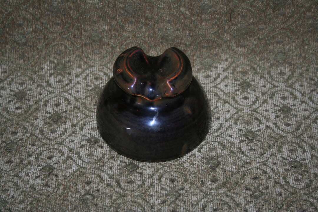 Vintage Ceramic Insulator Conductors Porcelain Glaze Industrial Decor