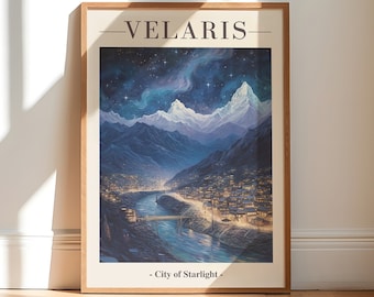 Velaris City Map / A Court of Thorns and Roses / ACOTAR / SJM - Etsy
