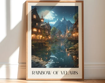 ACOTAR Velaris Wall Art| City of Starlight Digital Download Bookish Gifts| Night Court Print| Sarah J Maas inspired Bookish Print| Rhysand