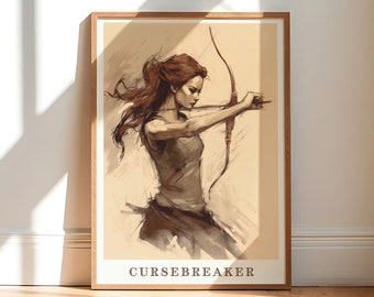 ACOTAR Feyre Archeron Print: High Lady of the Night Court (Digital Download)